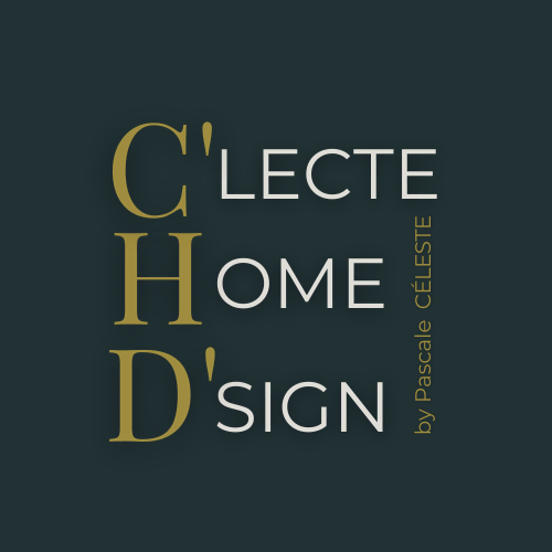 Phénix stylisé dessiné par Pascale Céleste - Logo 2026 C'LECTE HOME D'SIGN